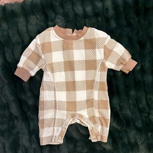 Target Brand (Grayson Collection) Brown & White Romper